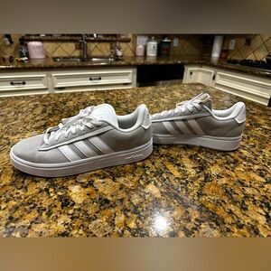 Adidas Gray and White Women's Shoes
